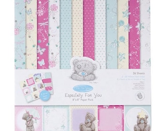 Set of 26 paper two pockets 20 cm + labels to peel ME TO YOU