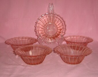Pink Sierra Pinwheel Bowls
