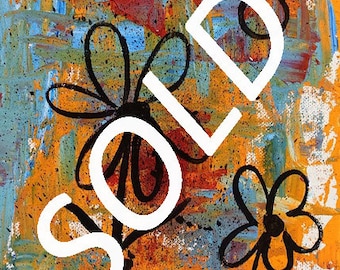 SOLD-----------------Abstract, Modern, Whimsy, Fun, Original Painting, Original Art, Winjimir, Home Decor, Office Art, Wall Art, Gift