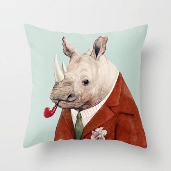 pillow with animal face