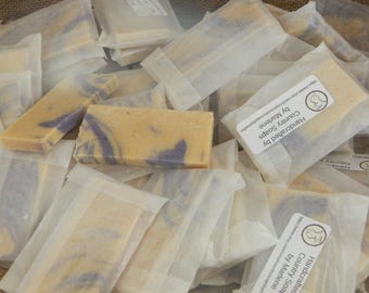 35 Lavender Luxury Goats Milk Soap Favors for weddings showers parties