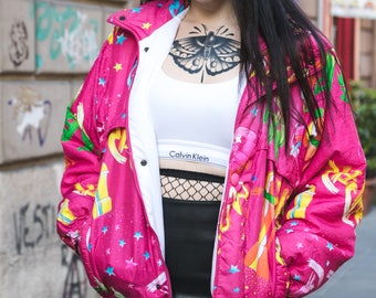 Vintage Puffer Jacket multicolor cod. 11-03
