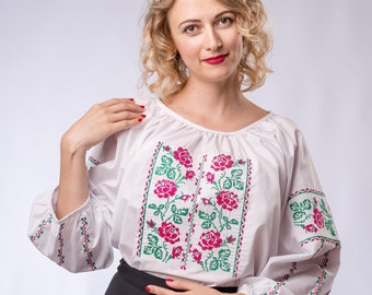 Vyshyvanka, ukrainian embroidered blouse, ukrainian clothing, ukrainian vyshyvanka, embroidery, ethno, ukrainian clothing