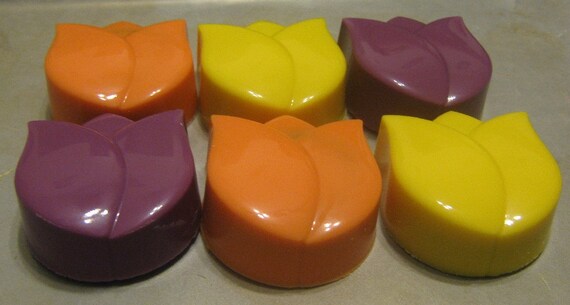 Tulip shaped chocolate covered sandwich cookies one dozen