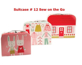 Stacy Iest Hsu Suitcase Boxes | Sweetwater Authentic Black Cream Gifts Sewing Boxes| Storage Solution