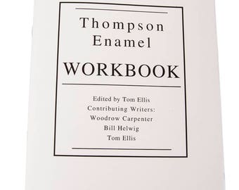 Thompson Enamel Workbook, Learn how to Enamel, Enameling Supplies, DIY Enameling, Thompson Enamel, Painting with Fire Studio, Enameling