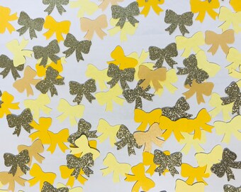 Bow shaped confetti