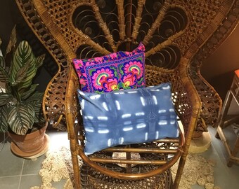 Cushion - Shibori Indigo - model Aoko