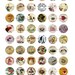 Digital images for cabochon or fusible vintage 4