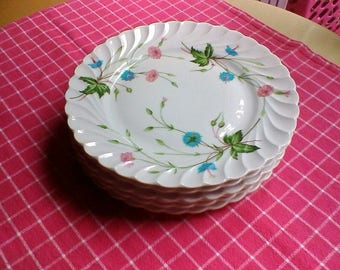 6 Dessert Plates- Vintage French Haviland Limoges plates