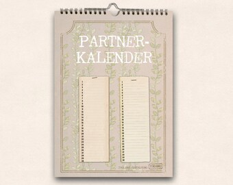 Partner calendar - year for two
