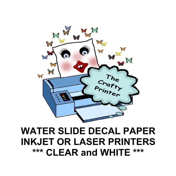 best printer for waterslide decal paper