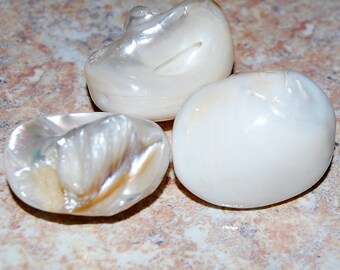 1 White Mother of Pearl Beads pendant focal