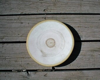 Rustic Aspen Wood Slices 8 to 9" one each, Log Slice, Wood Slices, Tree Slice, Wood Cookie, Rustic Wedding Centerpiece, Aspen, Dessert Tray