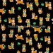 Dog Japanese fabric, fabric, fabric pattern dog shiba dog patchwork fabric, black fabric, fabric, fabric pet 50x50cm TU14