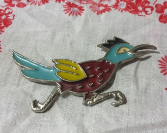 Vintage Roadrunner Brooch/Pin
