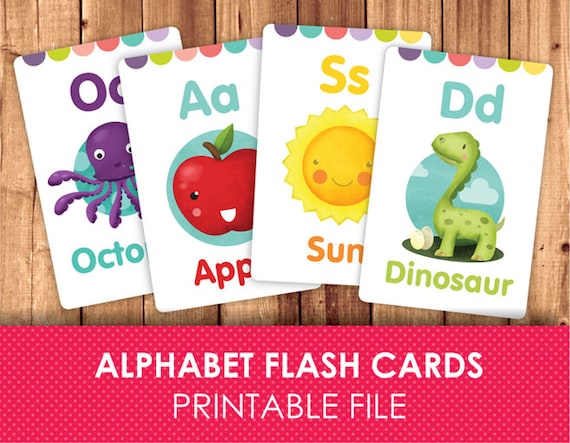 Flashcards for Kids / Printable Flash Cards / ABC FlashCards