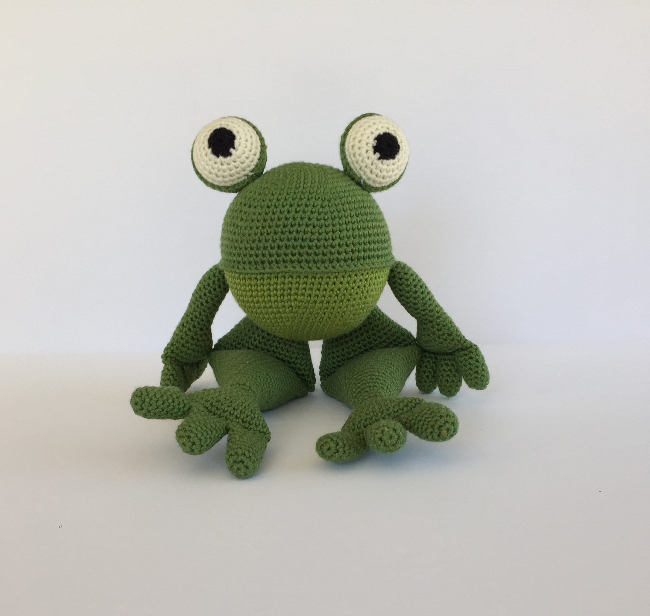 Amigurumi Frog Crocheted Frog Frog Plushie Plush Frog