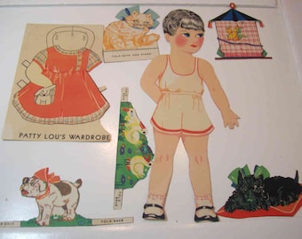 Vintage, rare Patty Lou paper doll 1928-1930's?