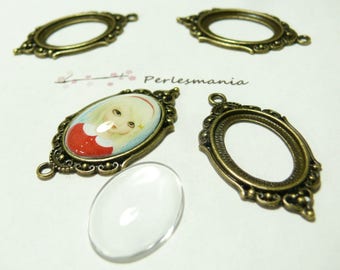 20 pieces: 10 pendants ref A18835 and 10 cab vintage frame
