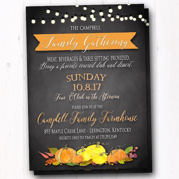 Thanksgiving Gathering Invitation 7