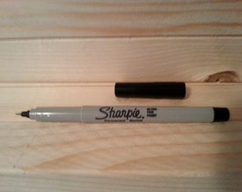Sharpie - Sharpie Marker - Sharpie Pen - Ultra Fine - Black - Permanent Marker - Drawing - Packing and shipping - Supplies