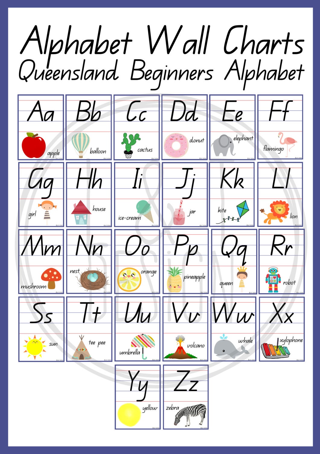Book 2 Queensland Handwriting Cursive Letters & Numbers