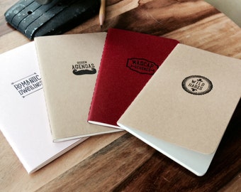 Letterpressed Moleskine Journal