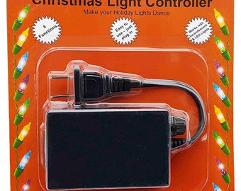 Flashing Blinking Fading Christmas Tree Lights Controller - 8 light functions.