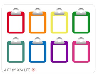 Clipboard Planner Stickers | Classic