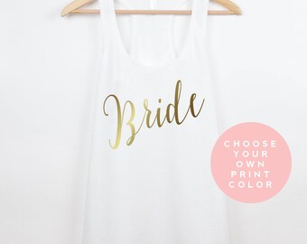 Bride Tank Top, Wedding Shirt, Bride Shirt, Mrs Tank, Bachelorette Shirt, Bride Gift, Wedding Tank Top, Bridal Gift Top