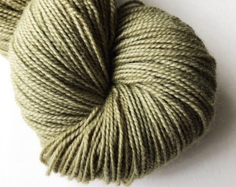 Naturally dyed Blue Faced Leicester and nylon sock weight yarn