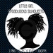 Little Girl With Dreadlocks Silhouette | African Girl Hairstyle | African American Silhouettes | Little Girls Silhouettes | Cute Silhouettes