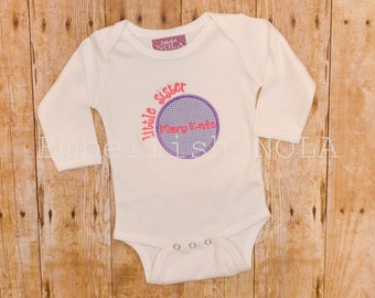 Big Sister, Little Sister, Circle Applique Shirt or Bodysuit