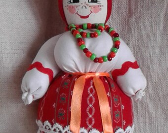 Handmade fridge magnet "Motanka"