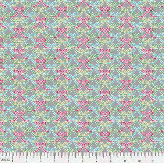 blend fabrics vintage noel bowtacular grey i ve been dreaming of a white christmas