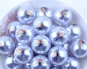 Oklahoma City Thunders Beads-Qty: 10