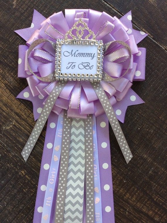 Items similar to Little princess baby shower mommy to be ...