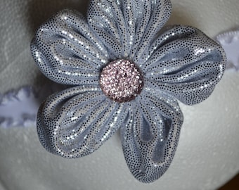 silver sparkle headband