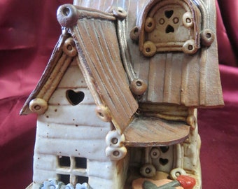 Windy Meadows Pottery VALENTINE DAY COTTAGE 1994