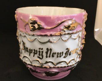 Vintage Happy New Year Mug Made in Germany