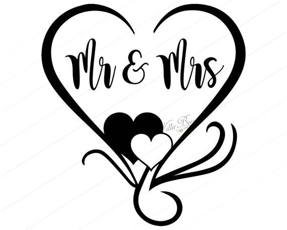 Marriage SVG Mr And Mrs SVG Getting Married Future Bride