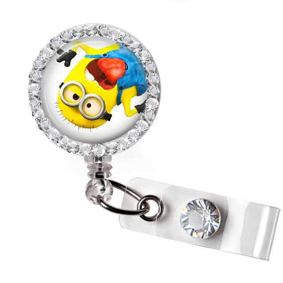 Minion Minions Badge reel ID Badge holder retractable badge