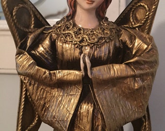 Angel Tree Topper • Handmade • Christmas Decor