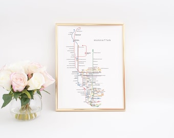 printable artnew york subway mapnew york subwaymanhattan subway map