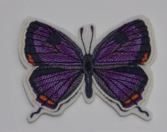 Butterfly Iron-on Patch. Embroidered Patch. Sew-On Patch.