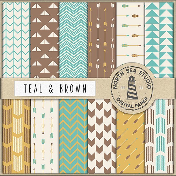 FOLLOW YOUR ARROW Digital Paper Pack Scrapbook Paper