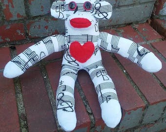 Music Lovers Sock Monkey