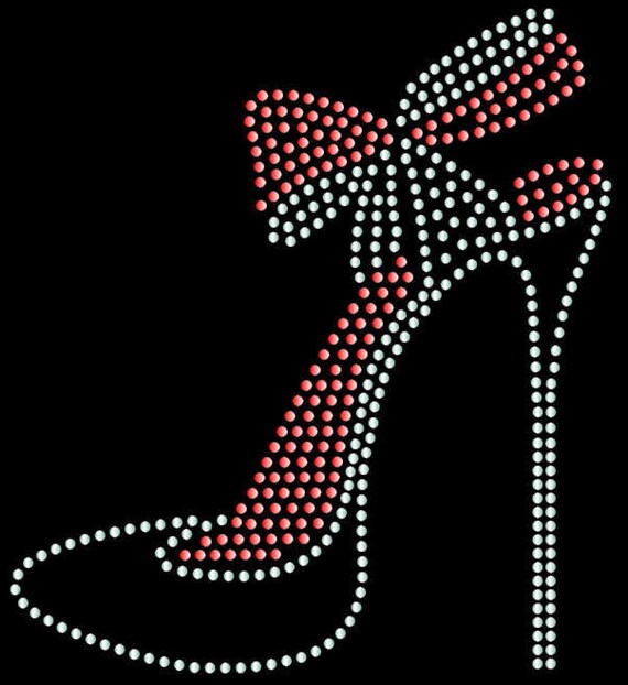 Download Rhinestone template digital download svg .studio3 PDF DXF Heel