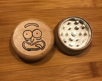 morty i turned myself into a grinder Grinder Rick! Wood metal crush destroy sanchez show pickle